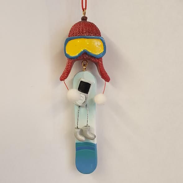 Snowboard Hat Ornament