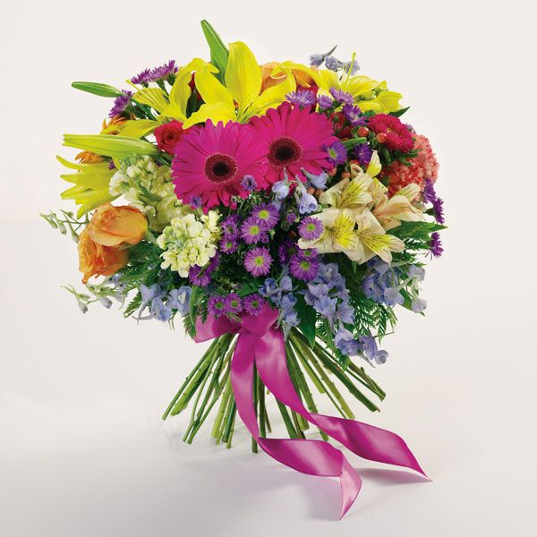 presentation style flower bouquet