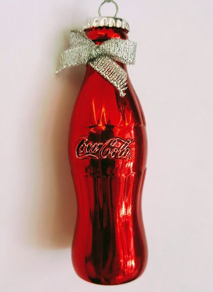 Coca Cola Bottle Ornament Red