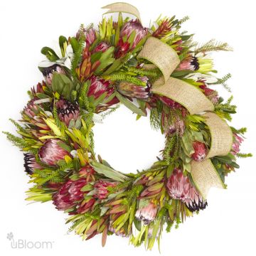 Protea Wreath