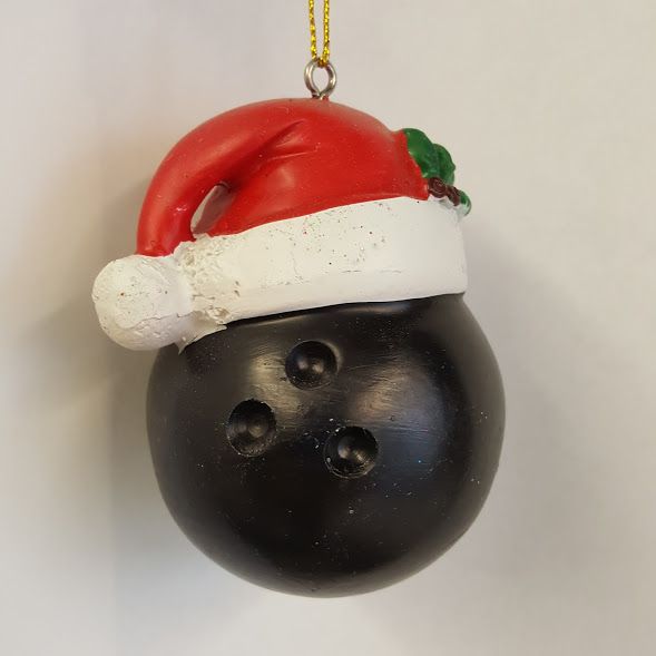 Santa Hat Bowling Ball