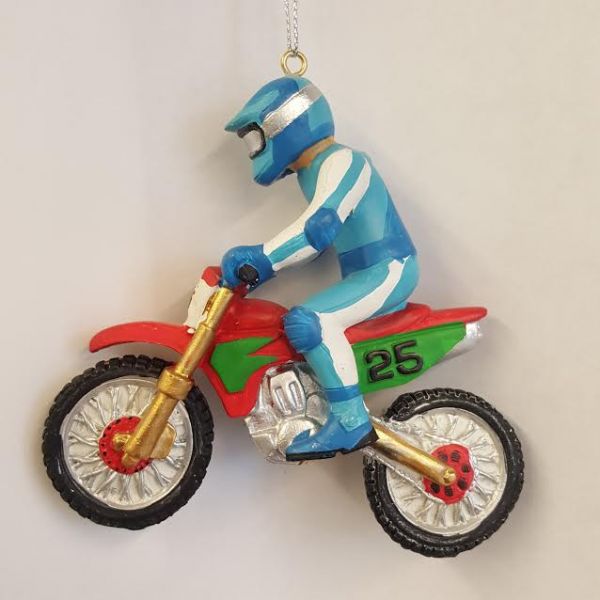 Dirt Bike Ornament
