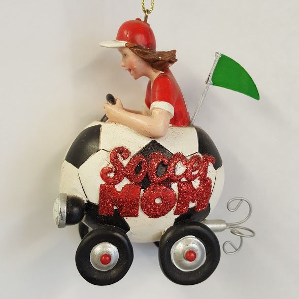 Driving Soccer Mom Ornament