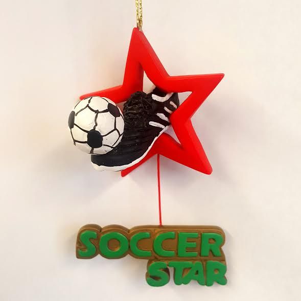 Soccer Star Ornament